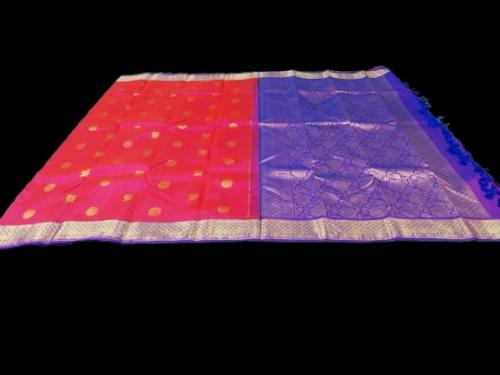 ARNI SILK HALF FINE ZARI SAREE WITH BLOUSE